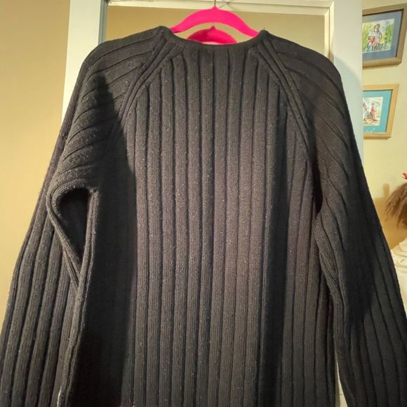 Armani Junior Girls wool sweater Navy Sz 12A - Picture 3 of 5